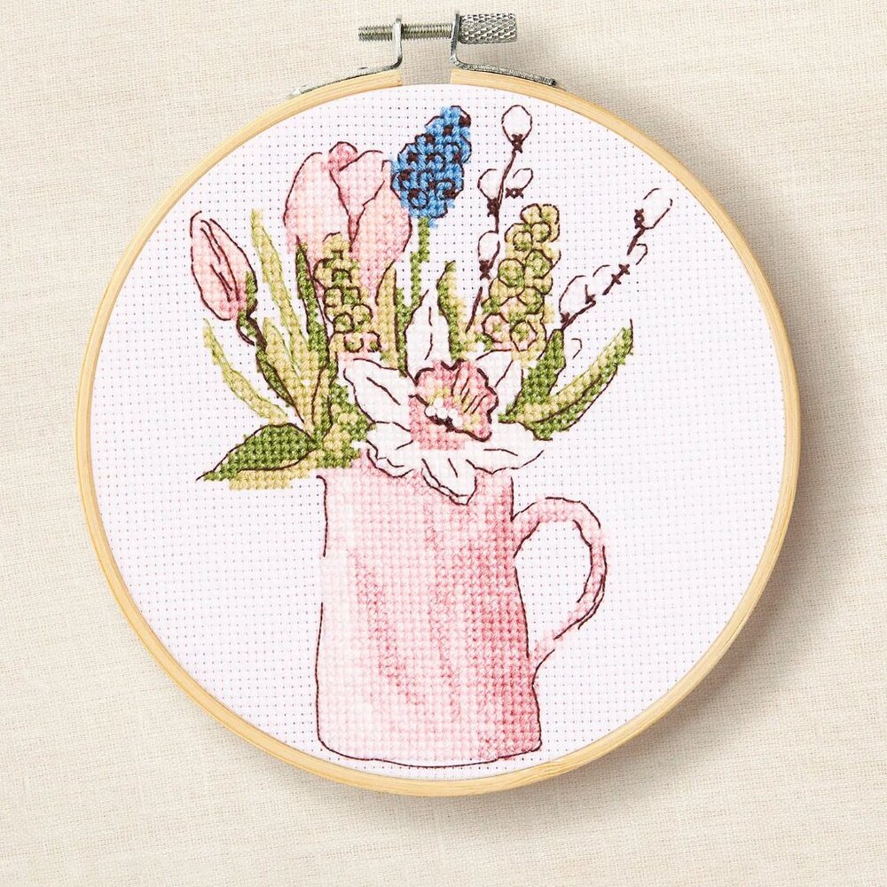 Spring Garden Jug by Anna Matvieieva Intermediate Cross Stitch Kit - Picture 4 of 4
